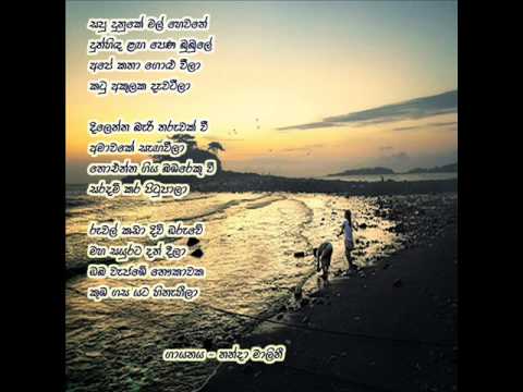 Sapu Dunuke Mal Hevane - Nanda malani ..