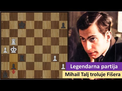 Mihail Talj troluje Fišera već u 1 potezu - Legendarni napad Bobija Fišera - sicilijanska odbrana