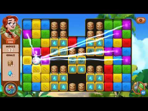 Lost Island Blast Adventure Level 886 NO BOOSTERS - A S GAMING