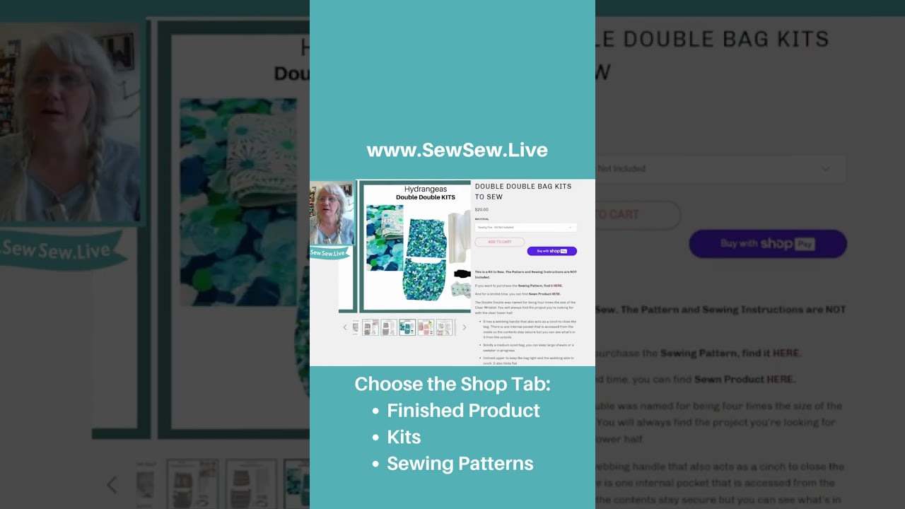 New Pattern! Kits for Three Patterns! And Sewn Product!