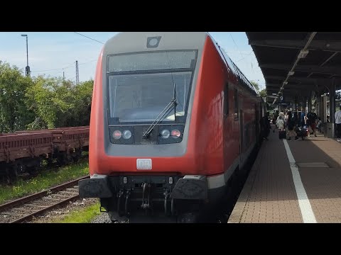 Mitfahrt der ("Ersatzzug-Centralbahn/DB-Gebrauchte Zug") RB49 von Hanau Hbf nach Friedberg(Hessen)