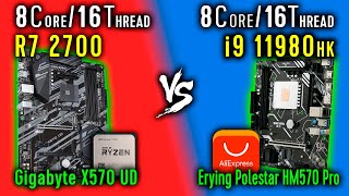 Ryzen 7 2700 vs i9 11980hk Test in Total War Three Kingdoms