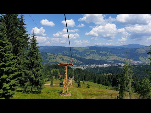 The Longest Chairlift Ride in Romania | Vatra Dornei - Bucovina | 4K
