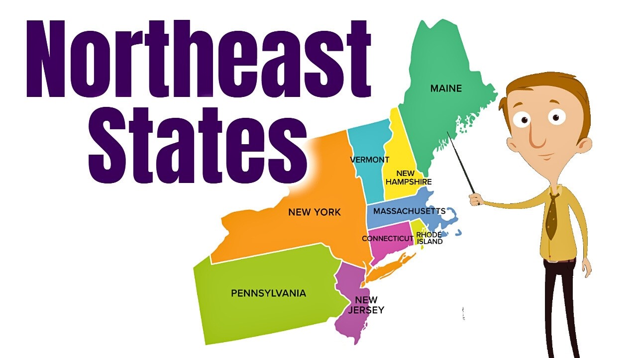 Learn the U.S. States: The Northeast Region