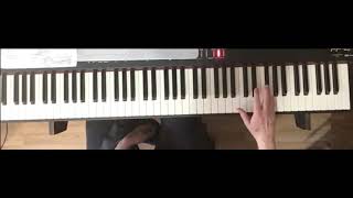 G Minor Harmonic Scale, 2 octaves, RH, LH