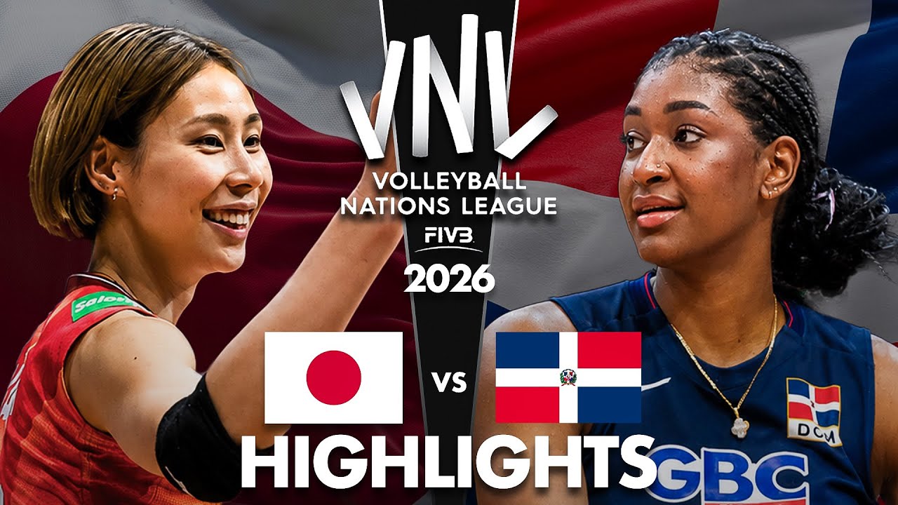 Japan 🇯🇵 vs Dominican Republic 🇩🇴 | Highlights | Women's VNL 2026