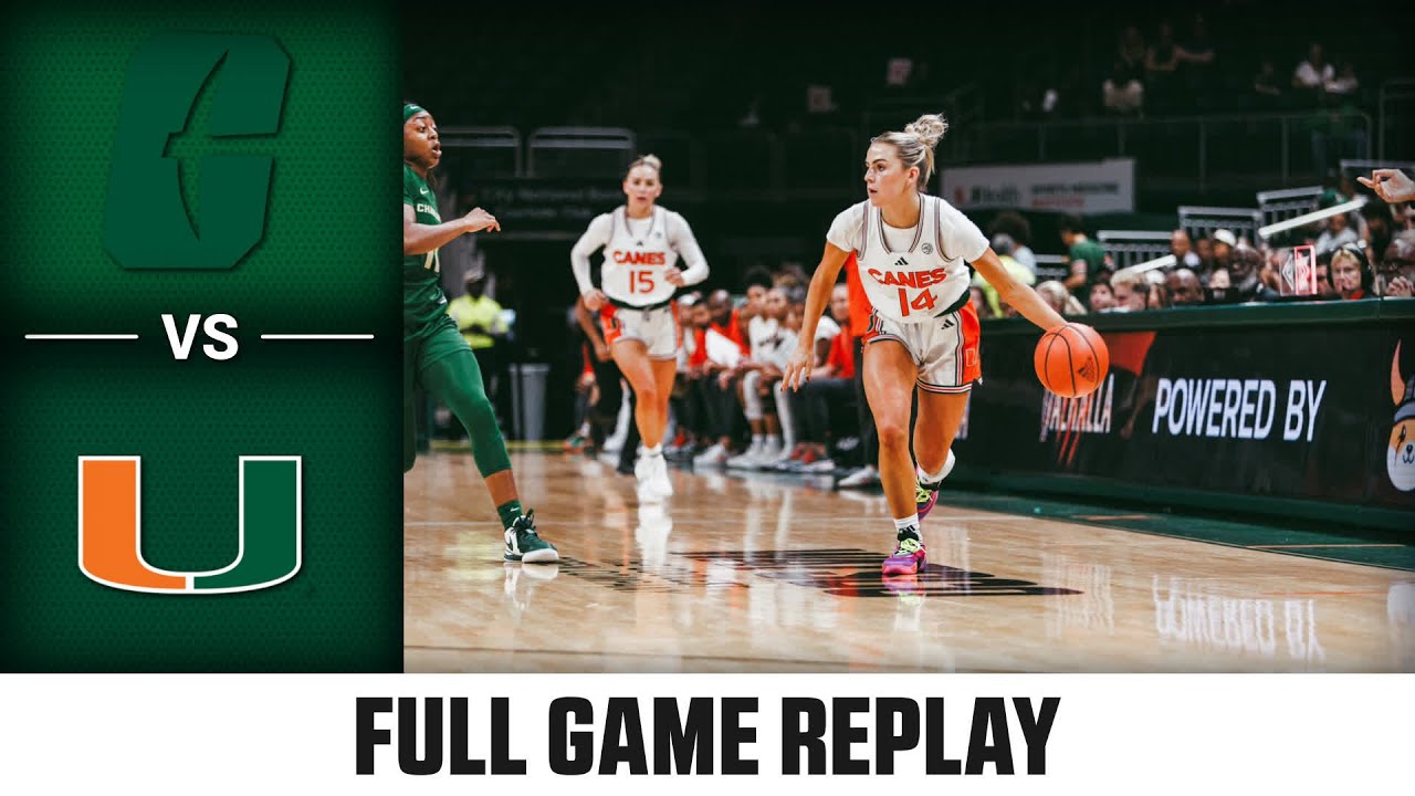 Charlotte vs. Miami Full Game Replay | 2024-25 ACC Women's Basketball