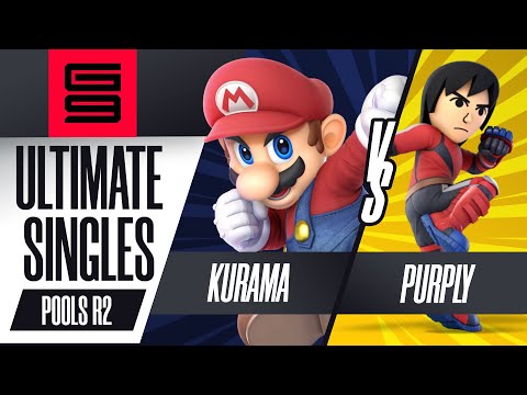 Kurama (Mario) vs Purply (Mii Brawler) - Ultimate Singles Pools Winners Quarter-Final  - Genesis 9