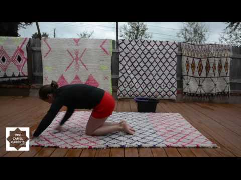 YouTube video about: How to wash moroccan rugs?