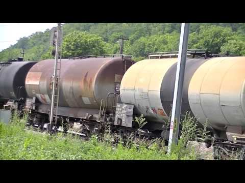 trenuri pe magistrala 300 GFR  400882-3 cisterne