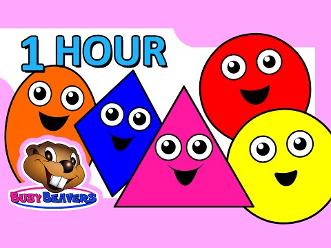 "Colors & Shapes DVD" - 1 Hour, Super Simple Colours, Little Baby Songs, Kids Learn Nursery Rhymes