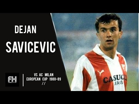 Dejan Savicevic ● Skills ● AC Milan 1-1 Crvena Zvezda ● European Champions Cup 1988-89