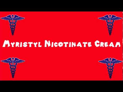 Myristyl Nicotinate CAS 273203-62-6