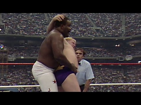 Junkyard Dog vs. Harley Race: WrestleMania 3 - Loser Must Bow Match