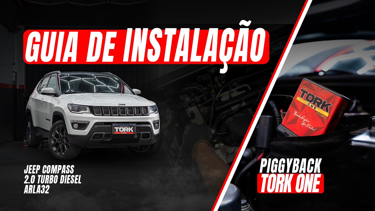 Como Instalar o Piggyback Tork One em Motores 2.0 Turbo Diesel | Compass, Commander, Toro e mais