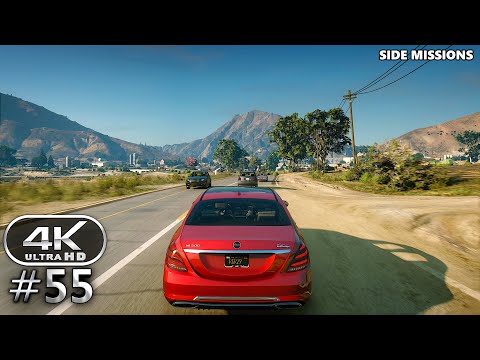 Grand Theft Auto 5 Gameplay Walkthrough Part 55 Side Mission - GTA 5 PC 4K 60FPS (No Commentary)
