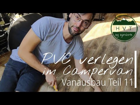 Laying PVC flooring in a campervan/panel van 🚐 - simple & briefly explained! 🤓 - Van Conversion P...