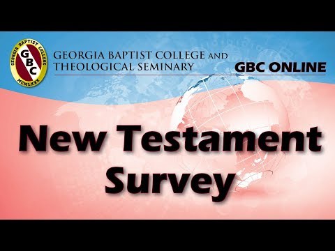 New Testament Survey Lesson 6