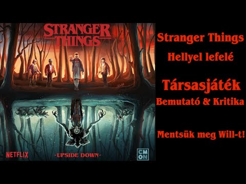 Stranger Things: Hellyel lefelé | Társasjáték | Bemutató & Kritika | - KockaCápák
