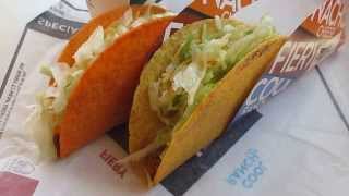 preview picture of video 'Taco Bell Doritos Locos Tacos Nacho Cheese & Cool Ranch @ Daly City California'