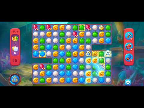 Fishdom Hard Level 11727 (with Double Lightning Booster) @choraelmin