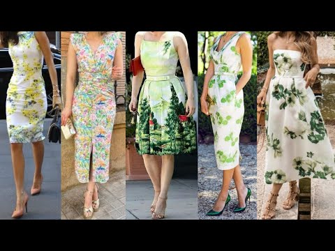 VESTIDOS de Moda 2024 de ESTILO SENCILLO Y ELEGANTE