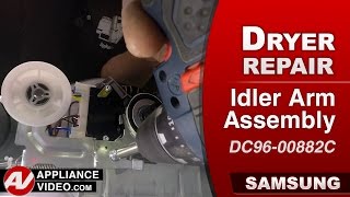 Samsung Dryer - Rubber Burning Smell - Idler Arm Assembly Repair and Diagnostic