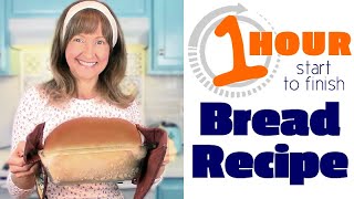 1 HOUR BREAD RECIPE : Simple, Tender & Delicious - One Hour Bread!