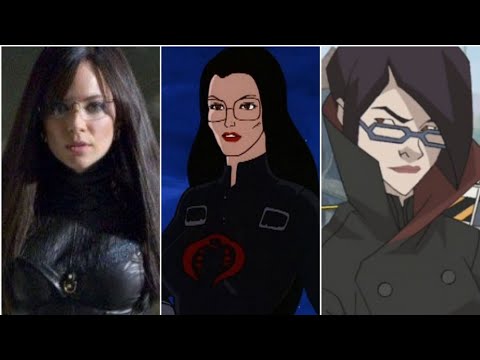 "Baroness" Evolution in Cartoons and movies. (G.I. Joe) (1983-2021)