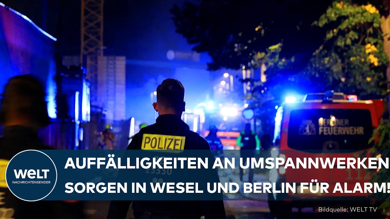 UMSPANNWERKE IM VISIER: Polizei ermittelt nach Auffälligkeiten und einem Brand an Umspannwerken!