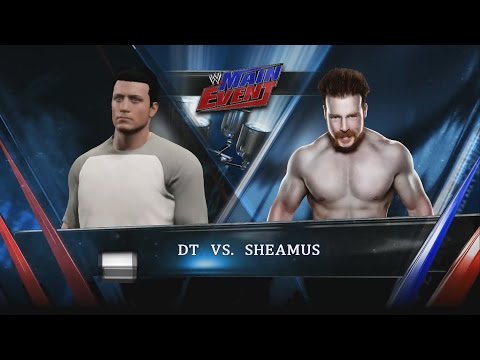 WWE 2K15 My Career Mode Part 39 DT vs Sheamus WWE Main Event