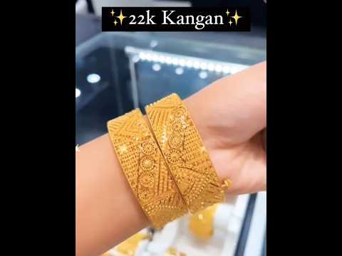 #22 carat 916 gold bangles design#gold kangan design#lades kada design#gold kare#