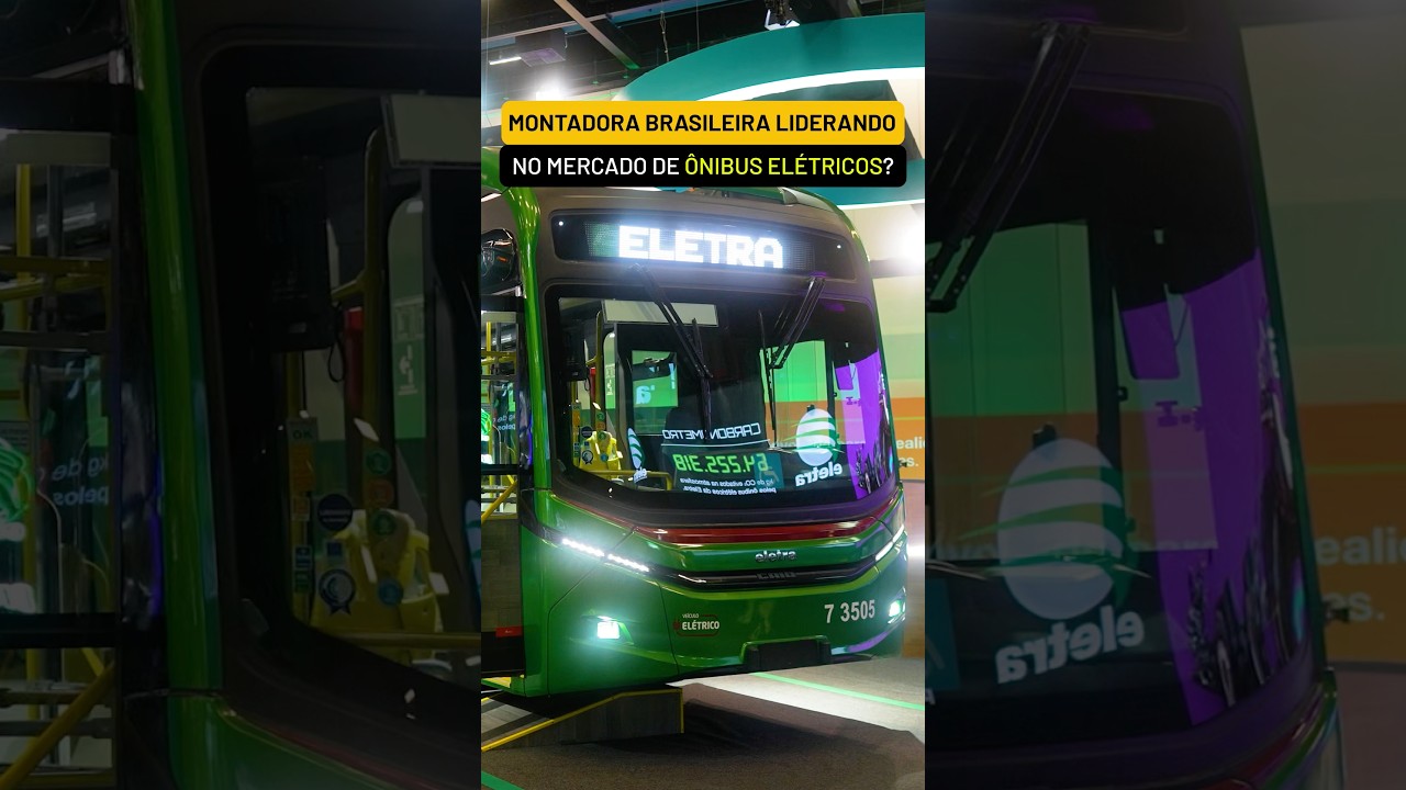 MONTADORA BRASILEIRA LIDERANDO NO MERCADO DE ÔNIBUS ELÉTRICOS?