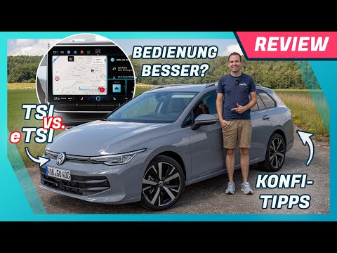Erste Fahrt im VW Golf 8 Facelift 2024: Verbrauch, Qualität, Bedienung & Konfigurations-Tipps!