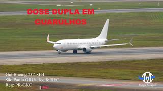 ESTÁVAMOS GRAVANDO QUANDO DE REPENTE SURGIU DOIS AVIÕES DA GOL ALBINO NO AEROPORTO DE GUARULHOS ✔