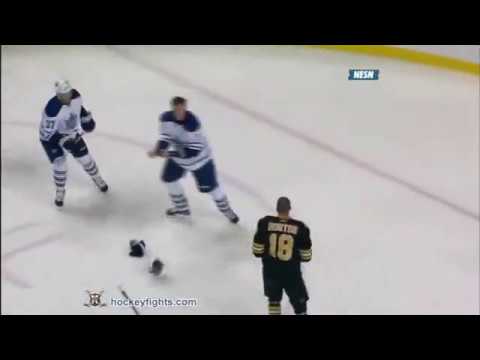 Dion Phaneuf vs Nathan Horton Oct 28, 2010