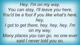 Tamia - On My Way Lyrics