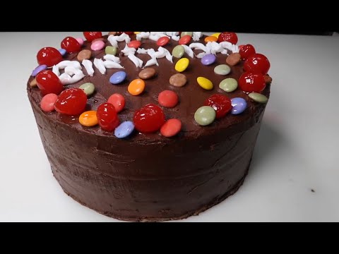 how to make soft birthday cake , home made birthday cake recipe,