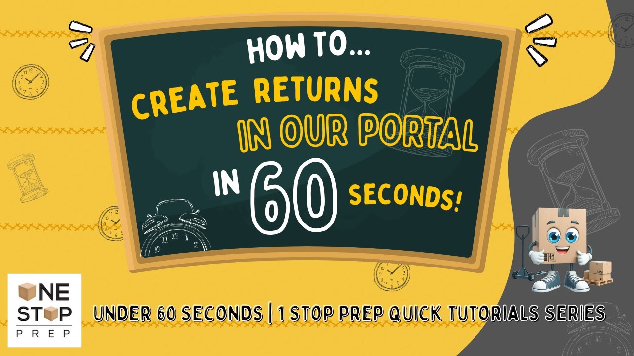Creating return order in our portal