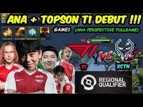 Ana Debut T1 vs Xctn | Marci Carry |The International 2022 SEA Qualifier Dota 2 Perspective Fullgame