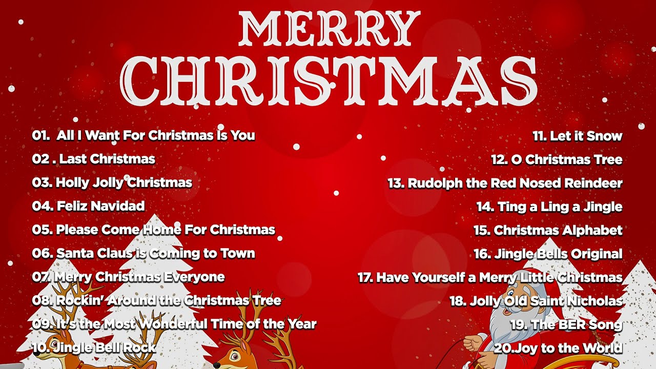Top 50 Christmas Songs of All Time 🎄 Best Christmas Music Playlist 🎅🏼 Merry Christmas Song Playli