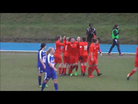 Het winnende doelpunt van Lynn Senaeve in FWS Woluwe - Tongeren DV op 03.02.2018