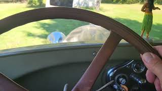 1928 Ford Model A Sport Coupe-Driving POV