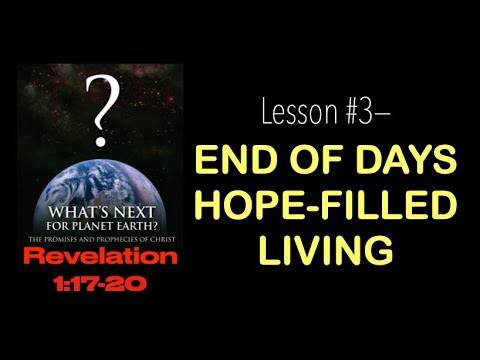 AT THE END OF DAYS YOU CAN EXPERIENCE--The Power of Hope-Filled Living