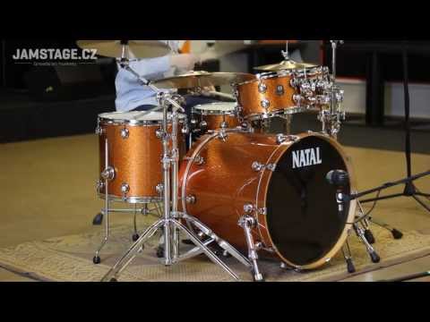 Natal Maple Drums - Orange Sparkle