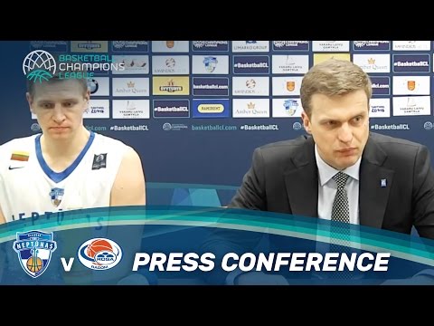Neptunas Klaipeda v Rosa Radom - Press Conference - Basketball Champions League