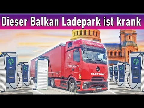 Die erste Fahrt in die TÜRKEI mit dem eActros 600 (40 Tonnen) endet hier...