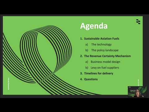 Webinar | Providing Revenue Certainty for Sustainable Aviation Fuel Production in the UK.