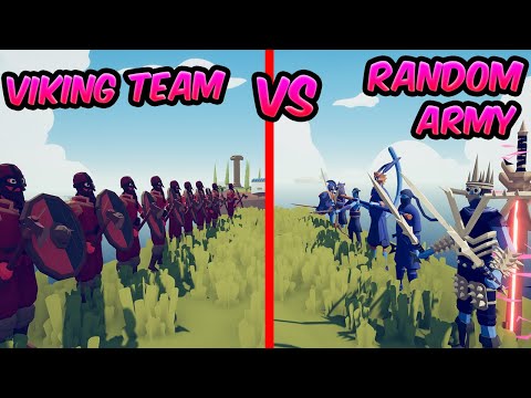 VIKING TEAM vs RANDOM UNİTS | TABS - Totally Accurate Battle Simulator