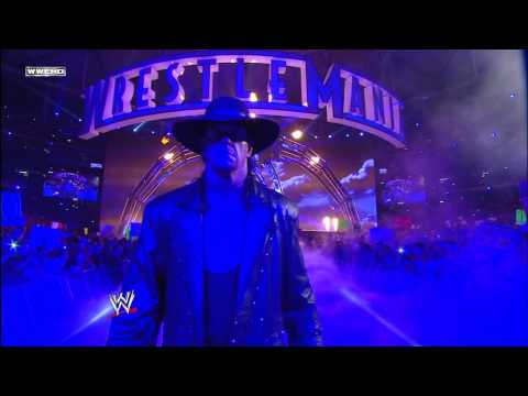 Undertaker makes his entrance: WrestleMania 27